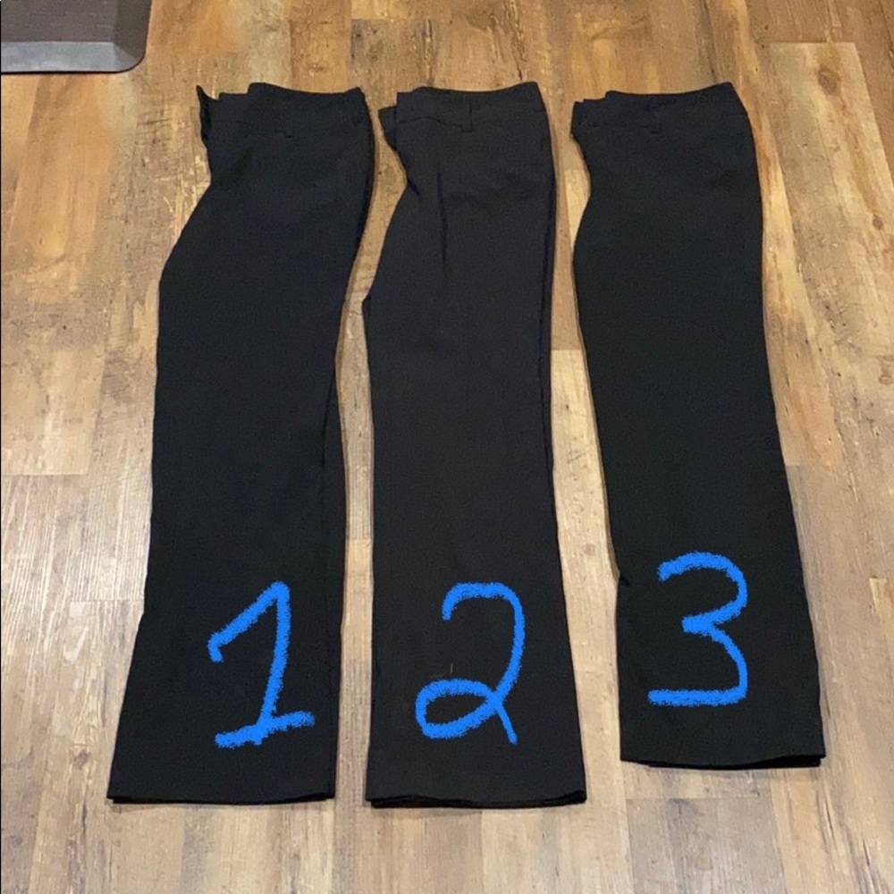 Lot of 3- AB Studio Black Dress Pants